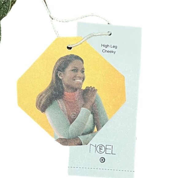 NWT Fe Noel X Target Metallic Green One Piece Bathing Suit, Size XXL - Picture 9 of 13